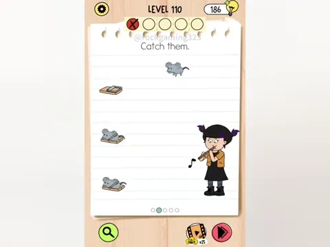 Brain Test 5 Level 110 - Catch them. (Image 1)