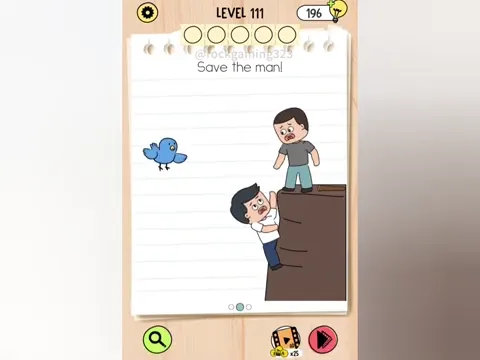 Brain Test 5 Level 111 - Save the man! (Image 3)