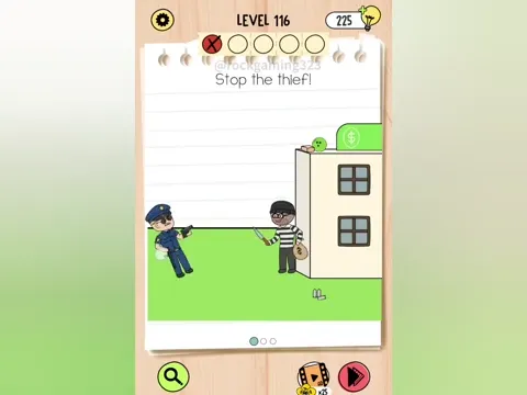 Brain Test 5 Level 116 - Stop the thief! (Image 1)