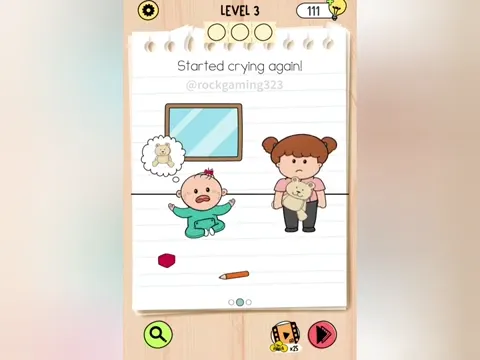 Brain Test 5 Level 3 - Started crying again! (Image 1)