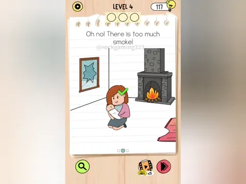 Brain Test 5 Level 4 - Oh no! There is too much smoke! (Image 2)