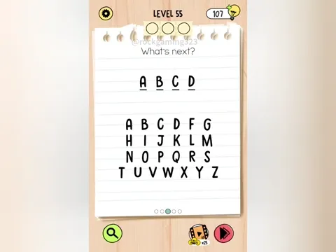 Brain Test 5 Level 55 - What's next? (Image 1)