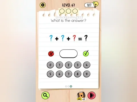 Brain Test 5 Level 67 - What is the answer? (Image 1)