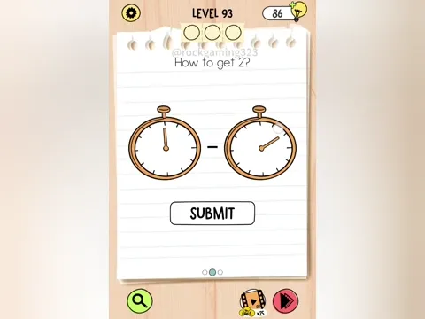 Brain Test 5 Level 93 - How to get 2? (Image 1)
